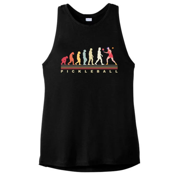 Pickleball Evolution Gift Ladies Tri-Blend Wicking Tank