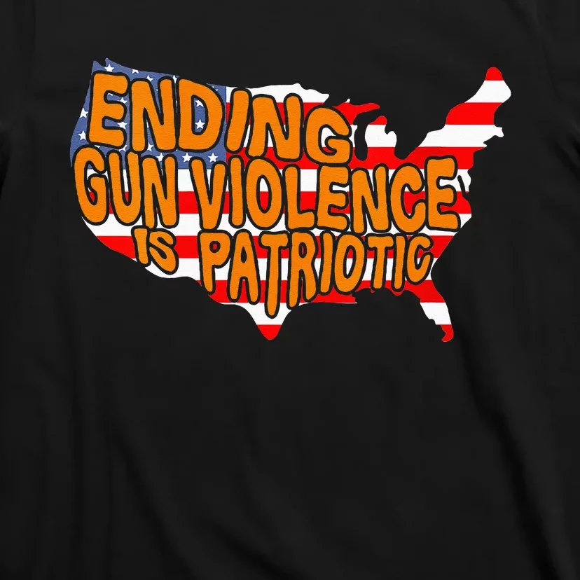 Peace Ending Gun Violence Is Patriotic Awareness Day T-Shirt