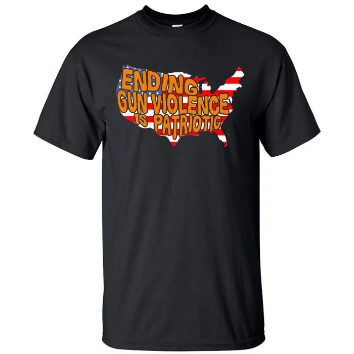 Peace Ending Gun Violence Is Patriotic Awareness Day Tall T-Shirt