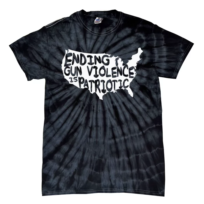 Peace Ending Gun Violence is Patriotic Awareness Day Tie-Dye T-Shirt