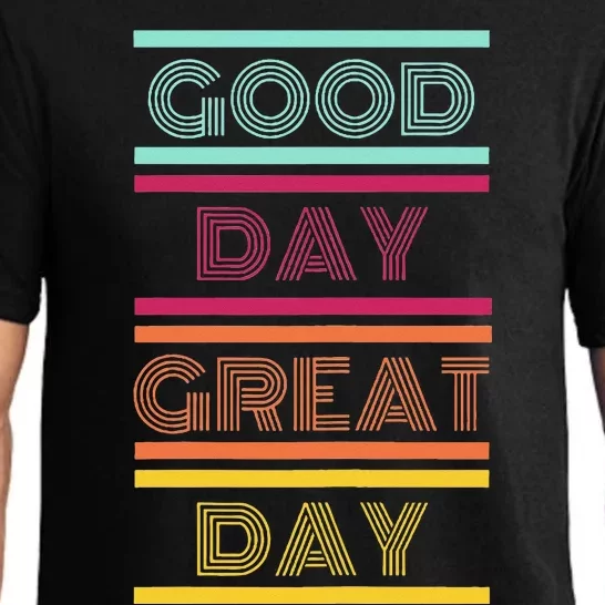 Positive Ethos Good Day Great Day Street and Surf Wear Pajama Set