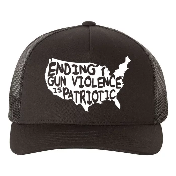 Peace Ending Gun Violence Is Patriotic Awareness Day. Yupoong Adult 5-Panel Trucker Hat