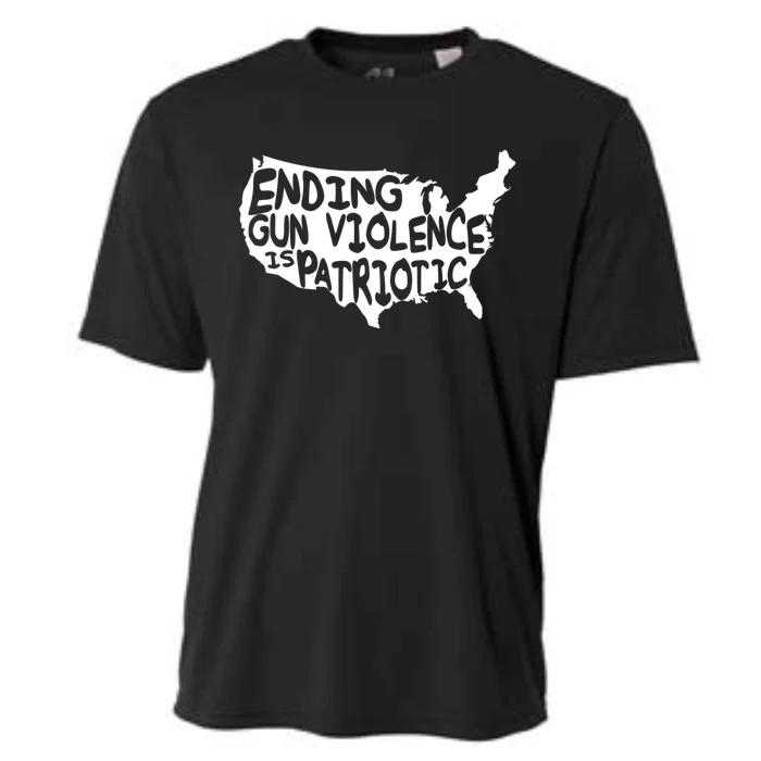 Peace Ending Gun Violence Is Patriotic Awareness Day. Cooling Performance Crew T-Shirt