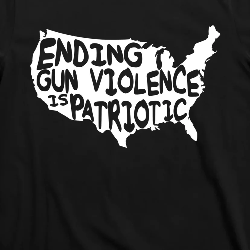 Peace Ending Gun Violence Is Patriotic Awareness Day. T-Shirt