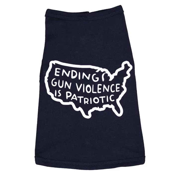 Peace Ending Gun Violence Is Patriotic Awareness Day Doggie Tank