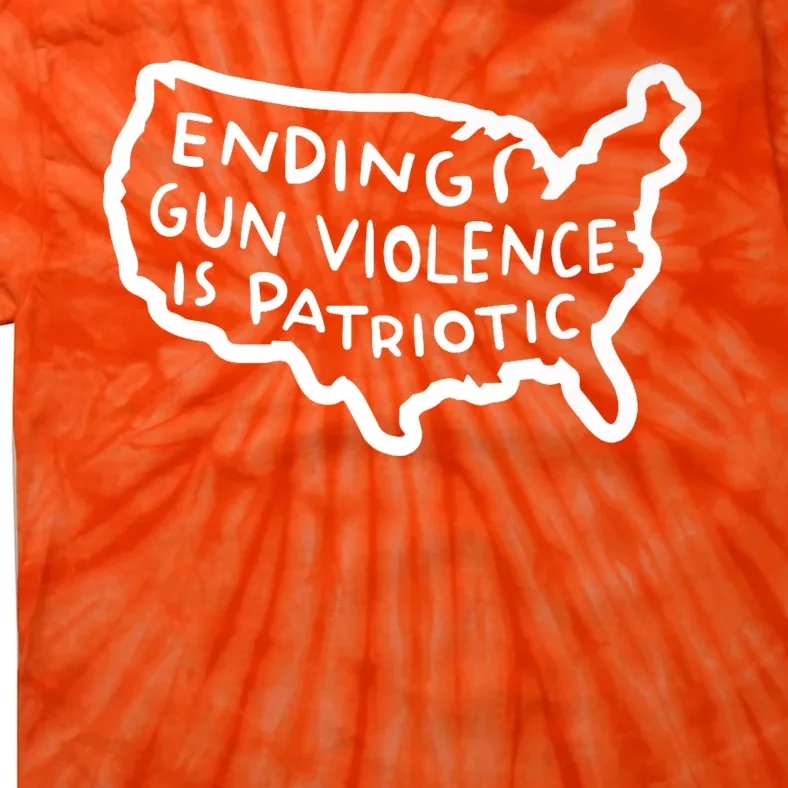 Peace Ending Gun Violence Is Patriotic Awareness Day Tie-Dye T-Shirt