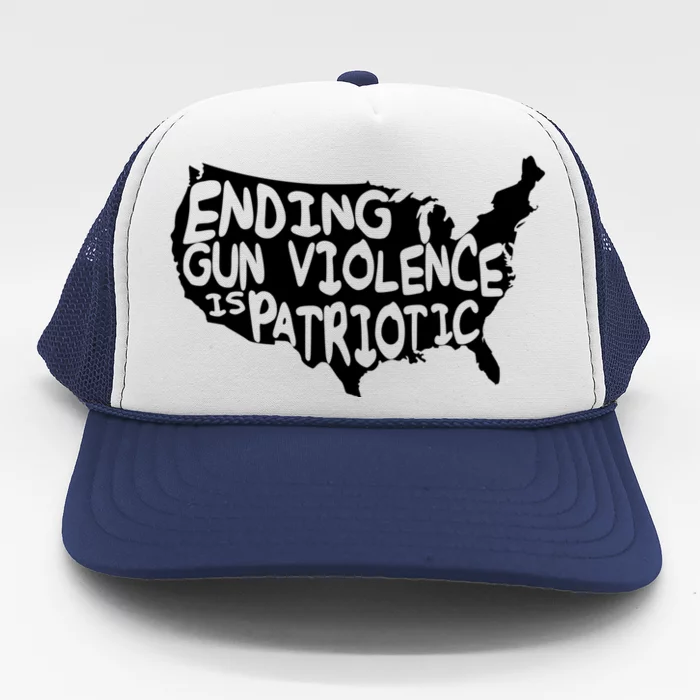 Peace Ending Gun Violence Is Patriotic Awareness Day Trucker Hat