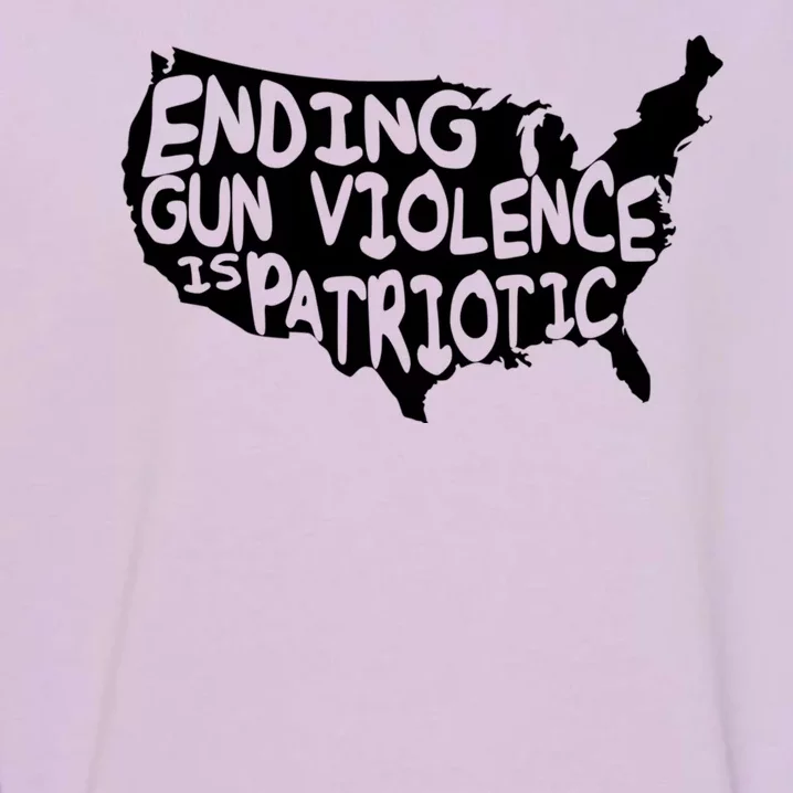 Peace Ending Gun Violence Is Patriotic Awareness Day Garment-Dyed Sweatshirt