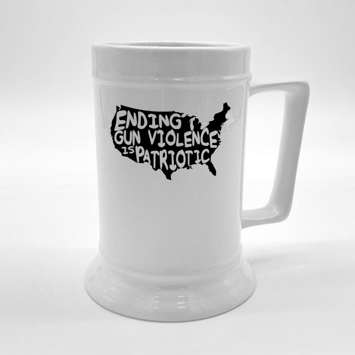 Peace Ending Gun Violence Is Patriotic Awareness Day Front & Back Beer Stein