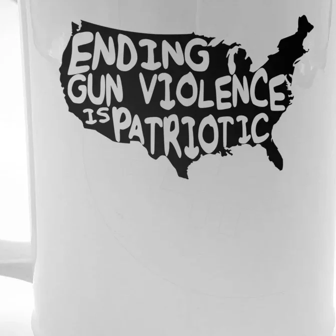 Peace Ending Gun Violence Is Patriotic Awareness Day Front & Back Beer Stein