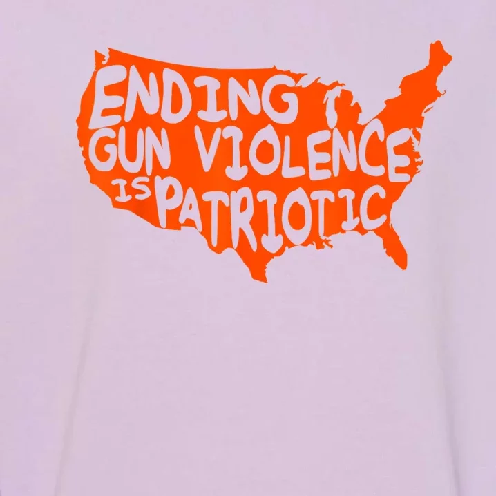 Peace Ending Gun Violence Is Patriotic Awareness Day Garment-Dyed Sweatshirt