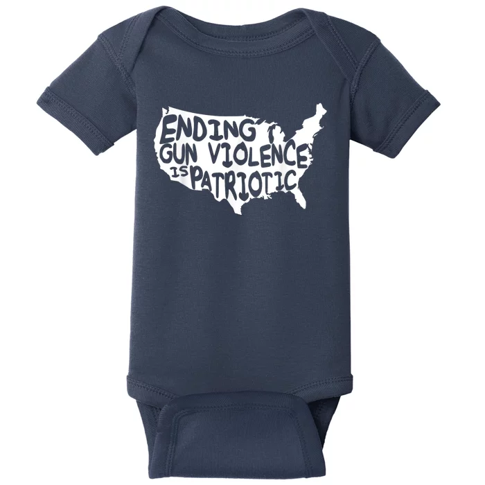 Peace Ending Gun Violence Is Patriotic Awareness Day Baby Bodysuit