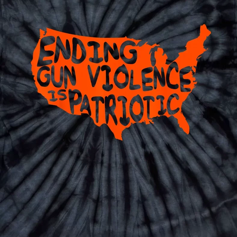 Peace Ending Gun Violence Is Patriotic Awareness Day Tie-Dye T-Shirt