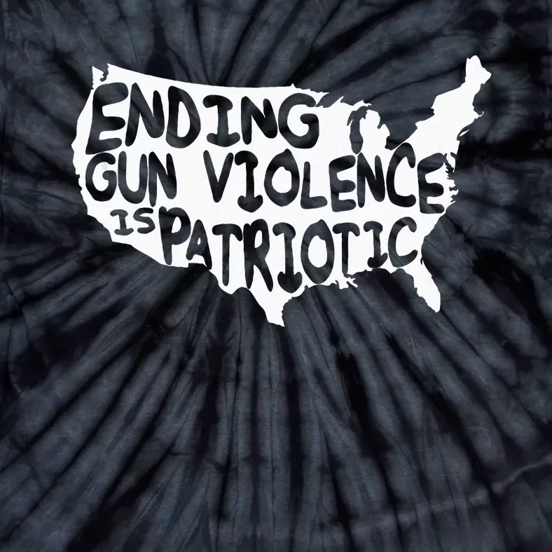 Peace Ending Gun Violence Is Patriotic Awareness Day Tie-Dye T-Shirt