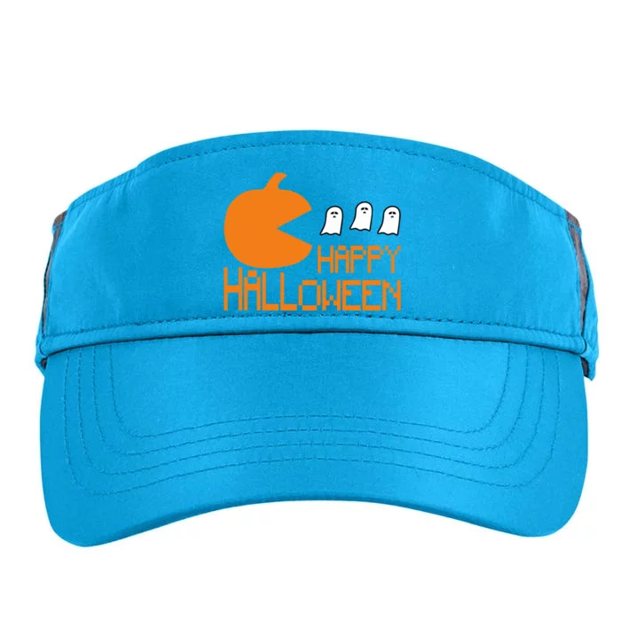 Pumpkin Eating Ghost Funny Halloween Gamer Meaningful Gift Adult Drive Performance Visor