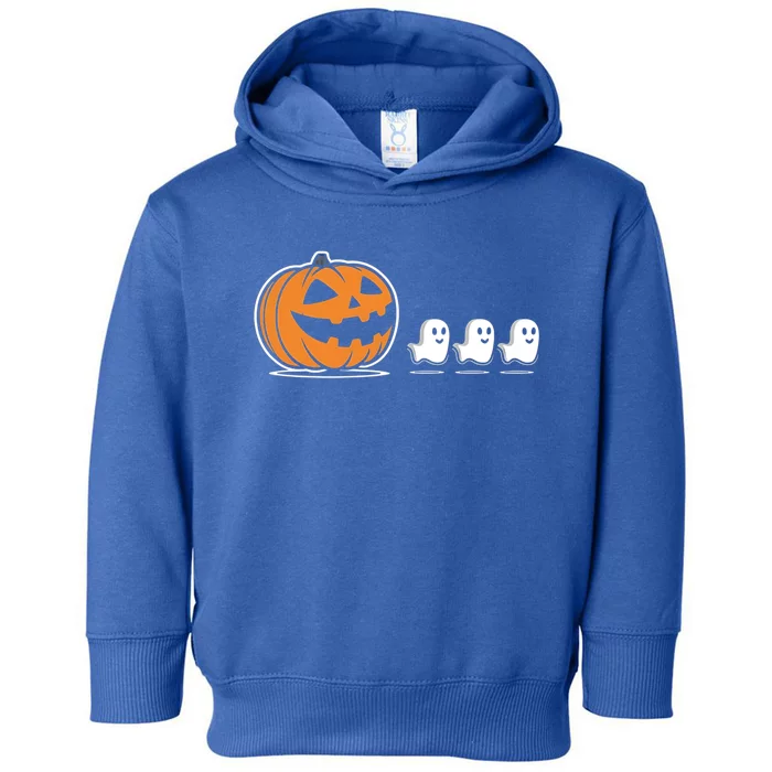 Pumpkin Eating Ghost Jack O Lantern Halloween Gamer Cool Gift Toddler Hoodie