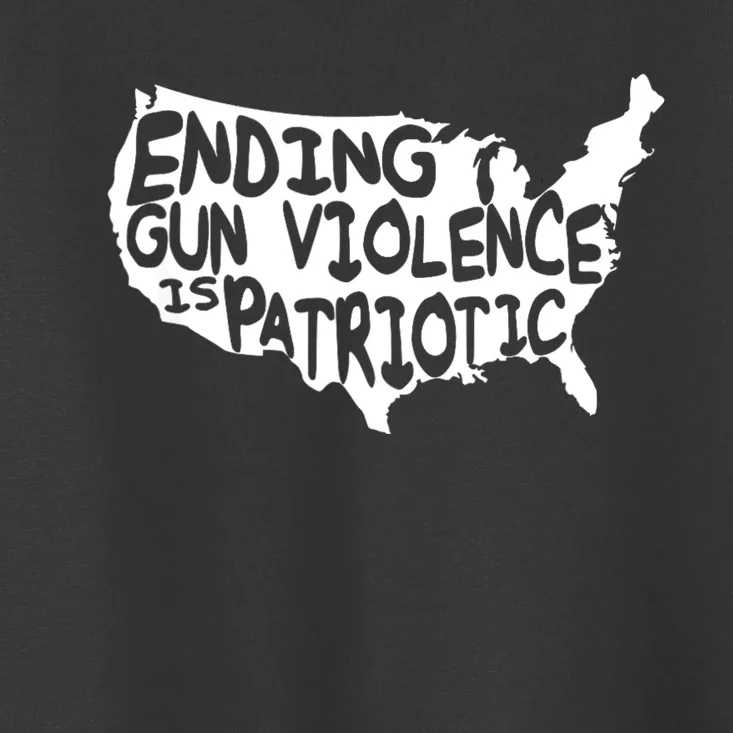 Peace Ending Gun Violence Is Patriotic Awareness Day Toddler T-Shirt