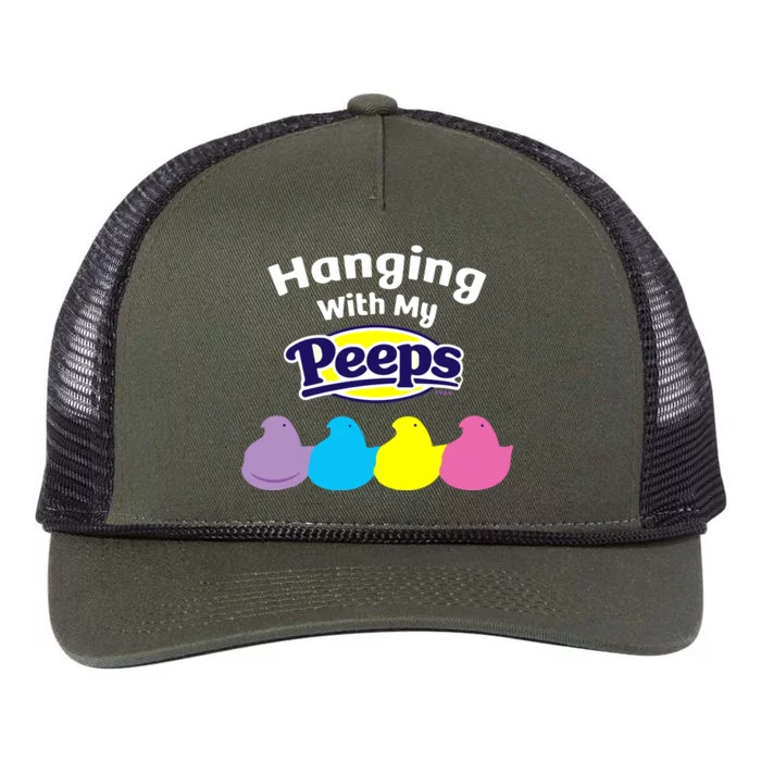 Peeps Easter Hanging With My Peeps Retro Rope Trucker Hat Cap