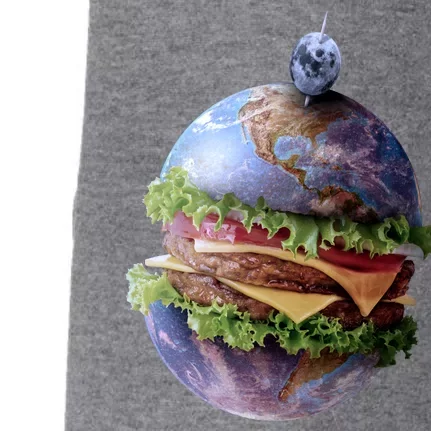 Planet Earth Hamburger Doggie 3-End Fleece Hoodie