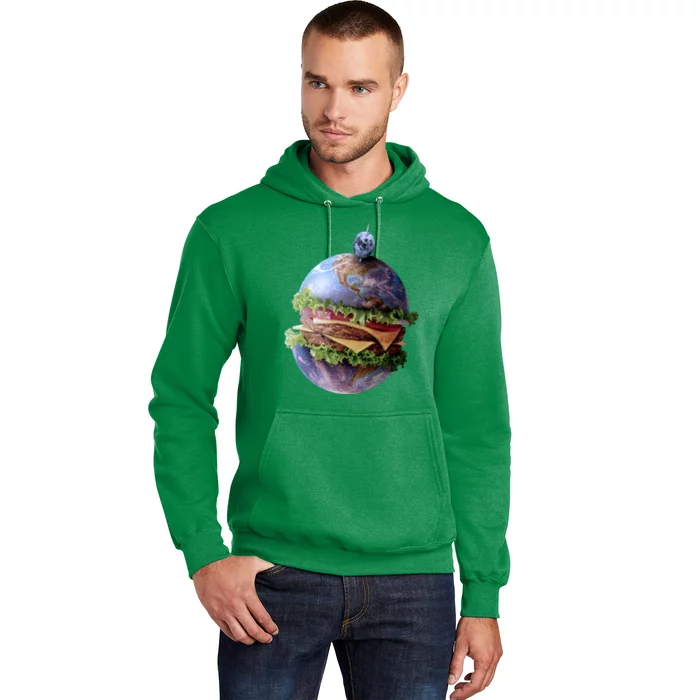 Planet Earth Hamburger Hoodie