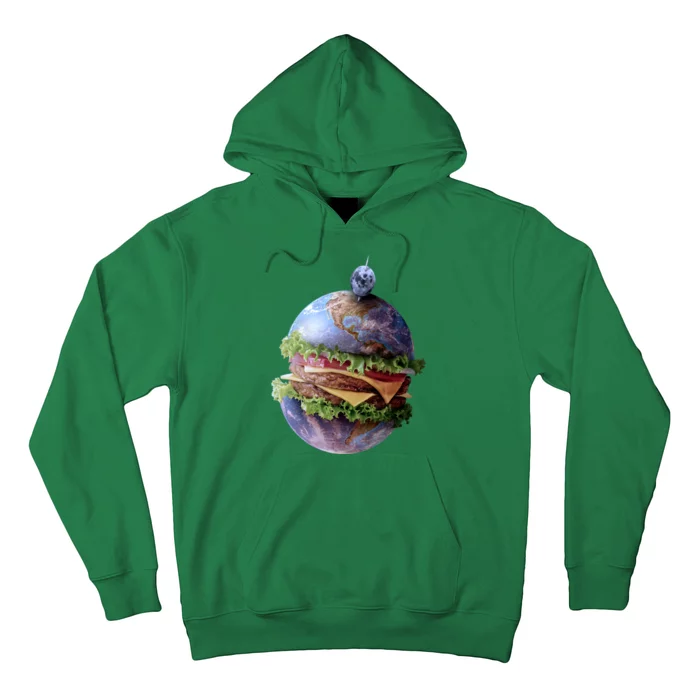 Planet Earth Hamburger Hoodie