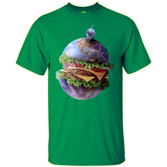 Planet Earth Hamburger Tall T-Shirt