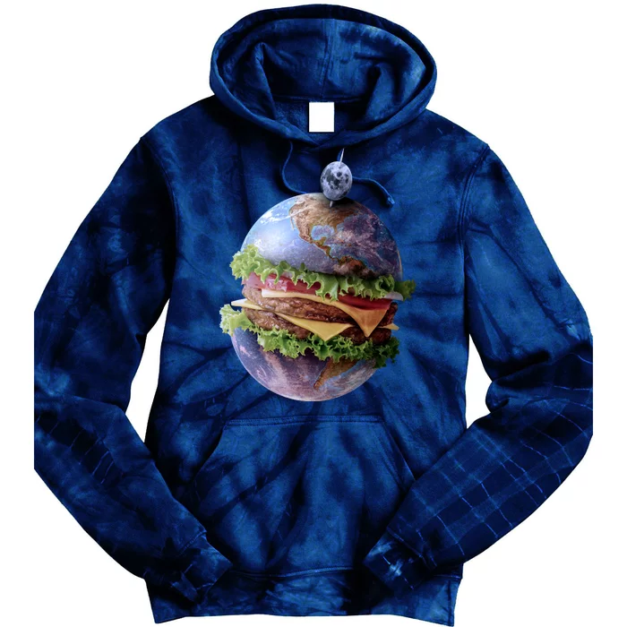 Planet Earth Hamburger Tie Dye Hoodie