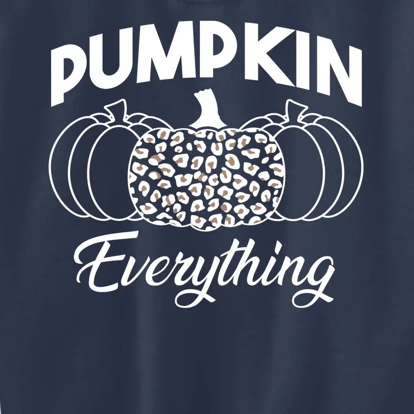 Pumpkin Everything Halloween Lover Kids Sweatshirt