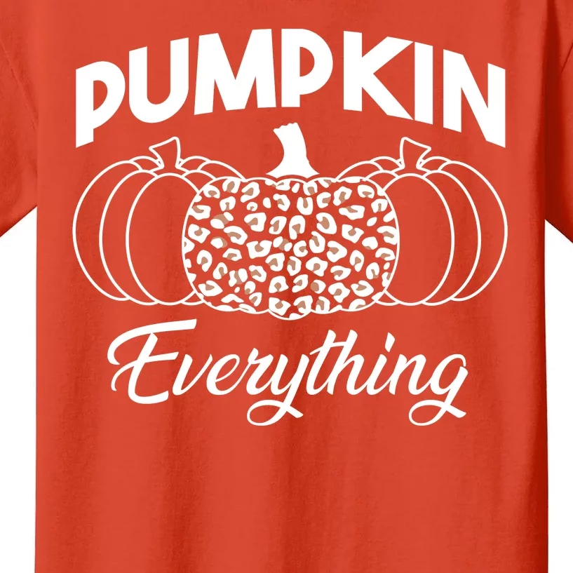 Pumpkin Everything Halloween Lover Kids T-Shirt