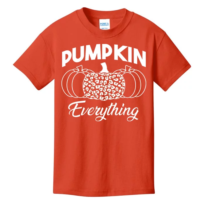 Pumpkin Everything Halloween Lover Kids T-Shirt