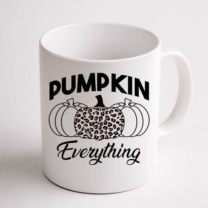 Pumpkin Everything Halloween Lover Front & Back Coffee Mug