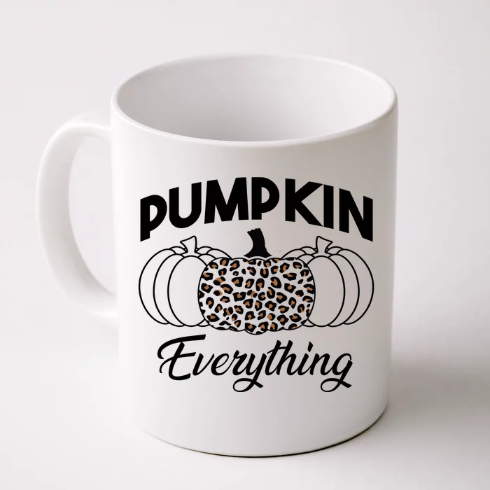 Pumpkin Everything Halloween Lover Front & Back Coffee Mug