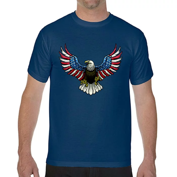 Patriotic Eagle Illustration Comfort Colors T-Shirt