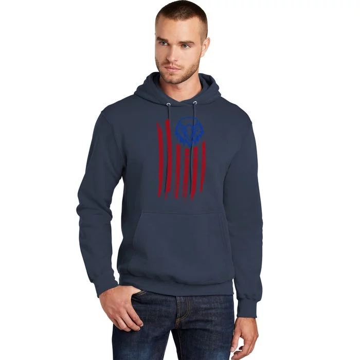 Patriotic Eagle July Fourth 4th Of July American Flag Tall Hoodie