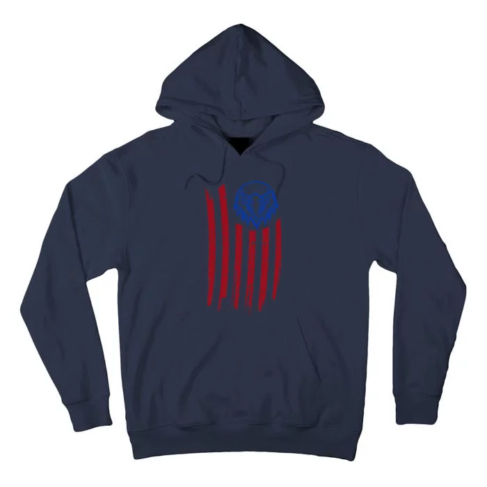 Patriotic Eagle July Fourth 4th Of July American Flag Tall Hoodie