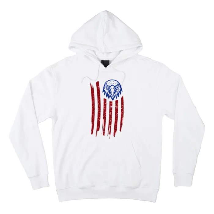 Patriotic Eagle July Fourth 4th Of July American Flag Hoodie