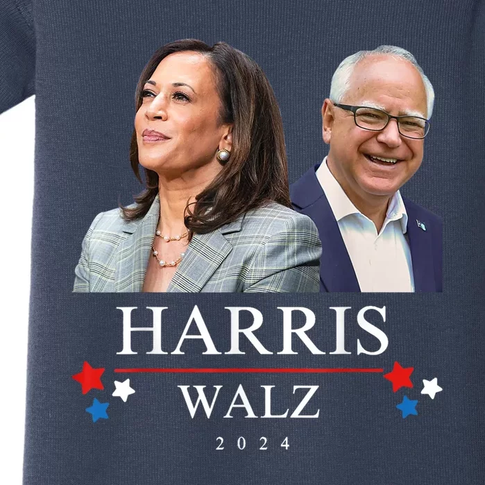 President Election Kamala Harris Tim Waltz Baby Bodysuit