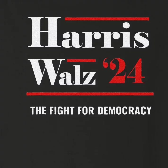 President Elect Kamala Harris & Tim Walz 2024 Toddler Long Sleeve Shirt