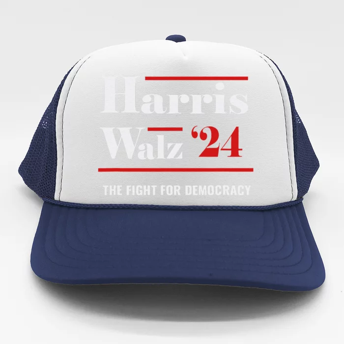 President Elect Kamala Harris & Tim Walz 2024 Trucker Hat