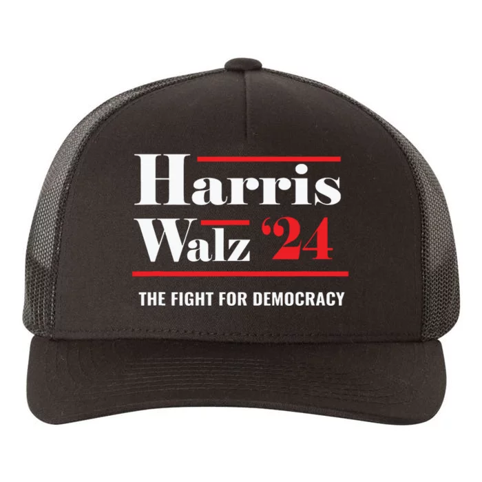 President Elect Kamala Harris Tim Walz 2024 Yupoong Adult 5-Panel Trucker Hat