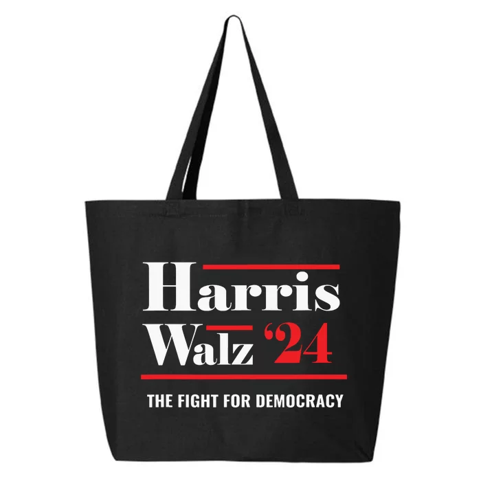 President Elect Kamala Harris Tim Walz 2024 25L Jumbo Tote