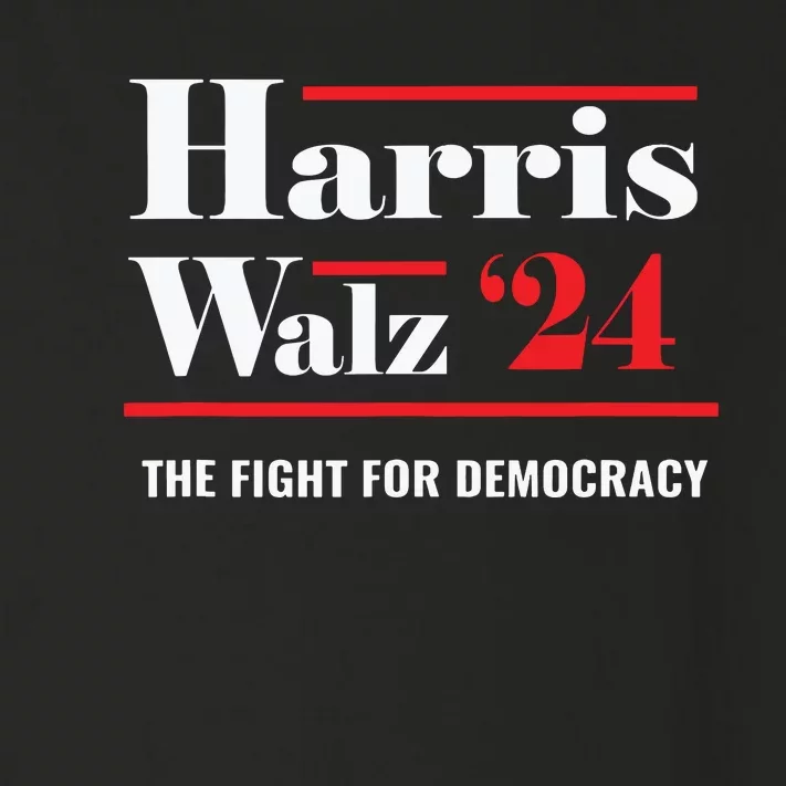 President Elect Kamala Harris Tim Walz 2024 Toddler Long Sleeve Shirt