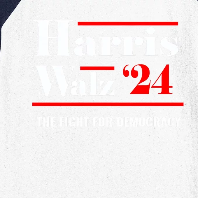 President Elect Kamala Harris & Tim Walz 2024 Baseball Sleeve Shirt