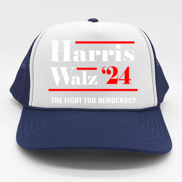 President Elect Kamala Harris & Tim Walz 2024 Trucker Hat