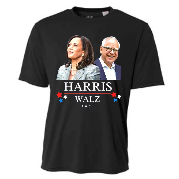 President Election Kamala Harris Tim Waltz Cooling Performance Crew T-Shirt