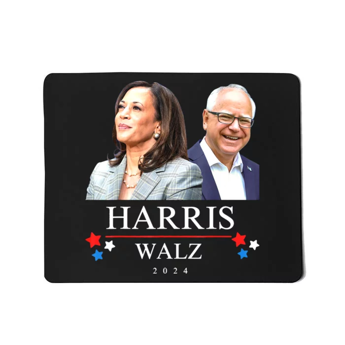 President Election Kamala Harris Tim Waltz Mousepad