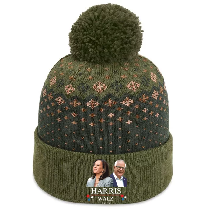 President Election Kamala Harris Tim Waltz The Baniff Cuffed Pom Beanie