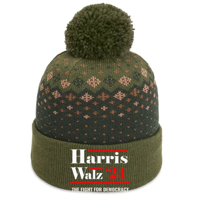 President Elect Kamala Harris & Tim Walz 2024 The Baniff Cuffed Pom Beanie