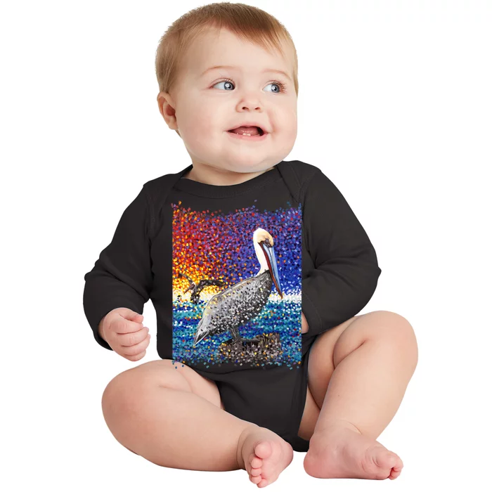 Pelican Pixels Baby Long Sleeve Bodysuit