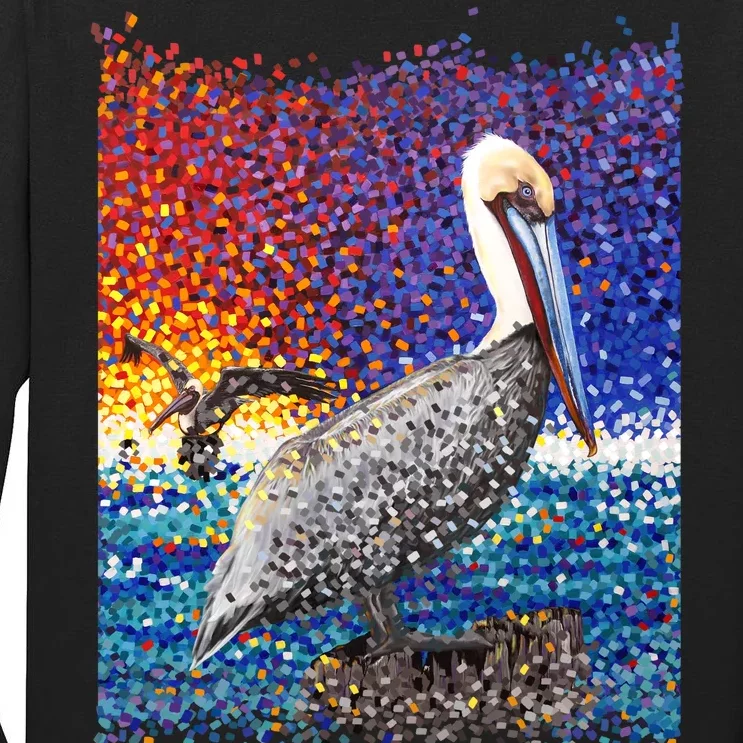 Pelican Pixels Tall Long Sleeve T-Shirt